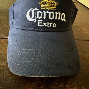 NEW/UNWORN Navy and Yellow Corona Visor Hat